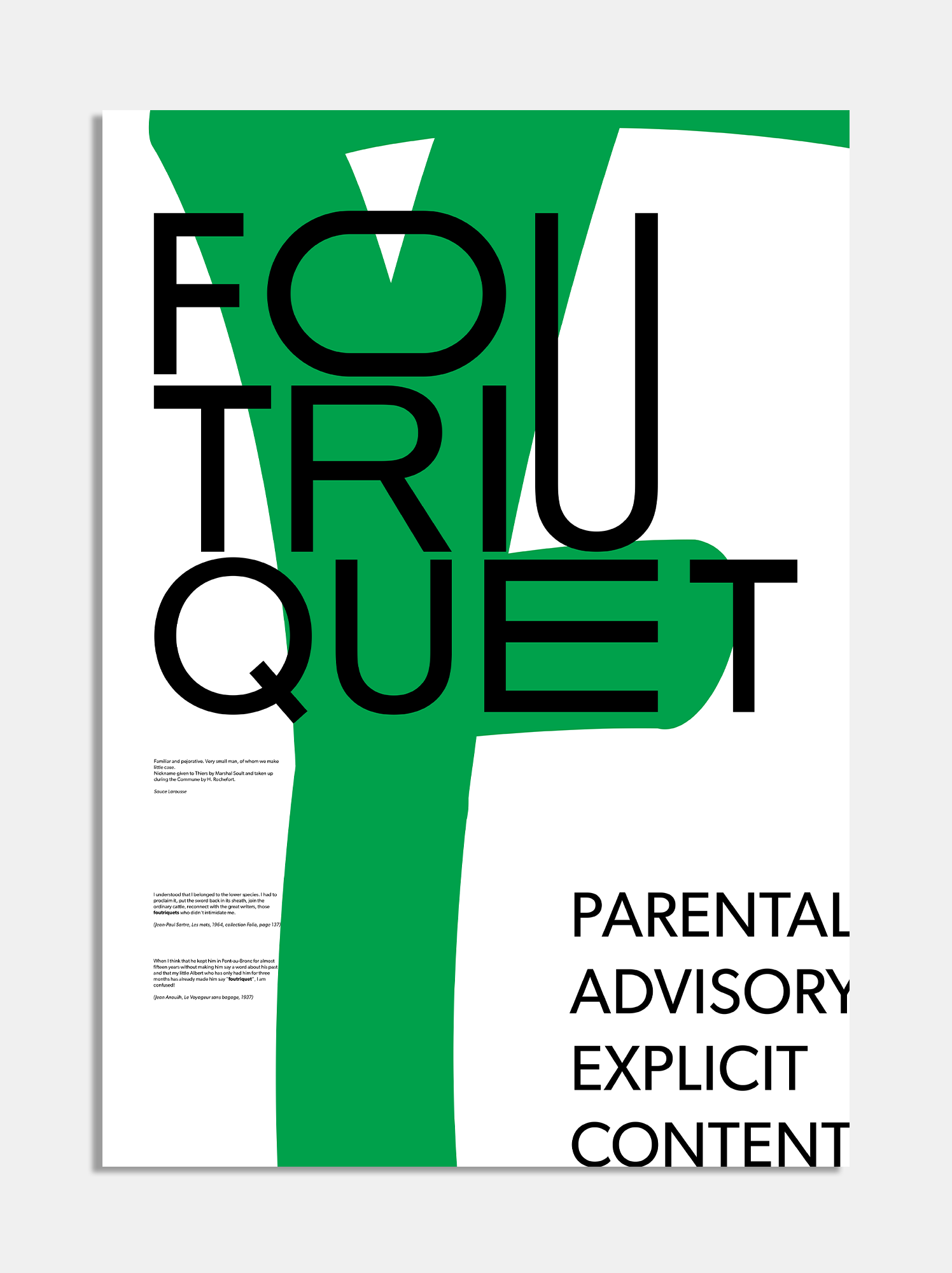 Explicit content : Foutriquet