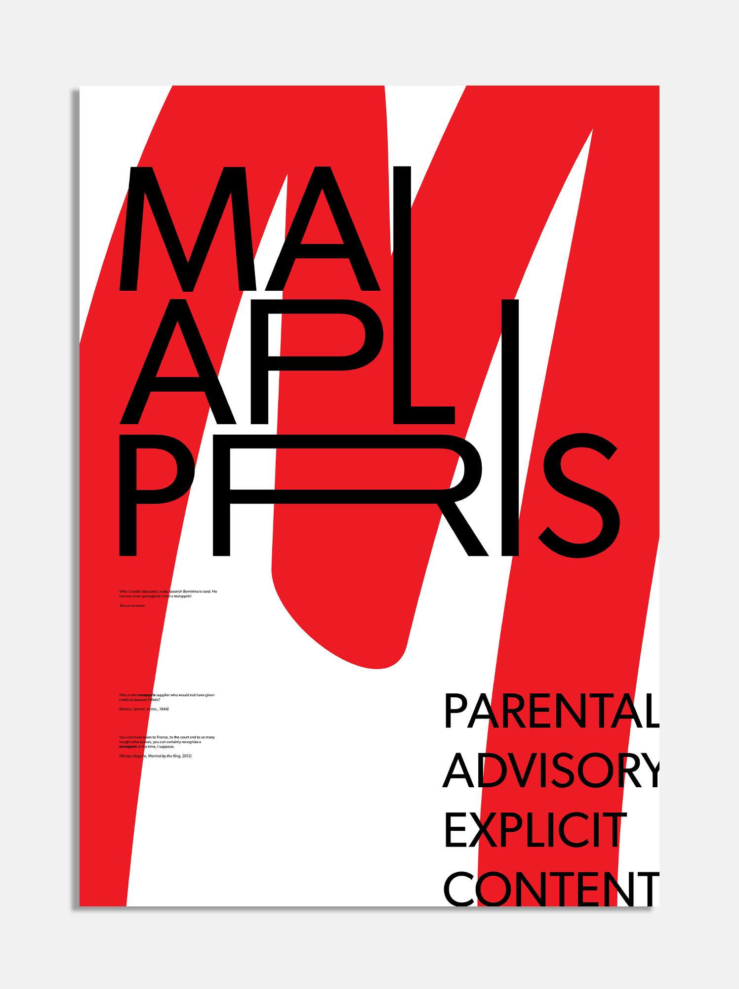 Explicit content : Malappris