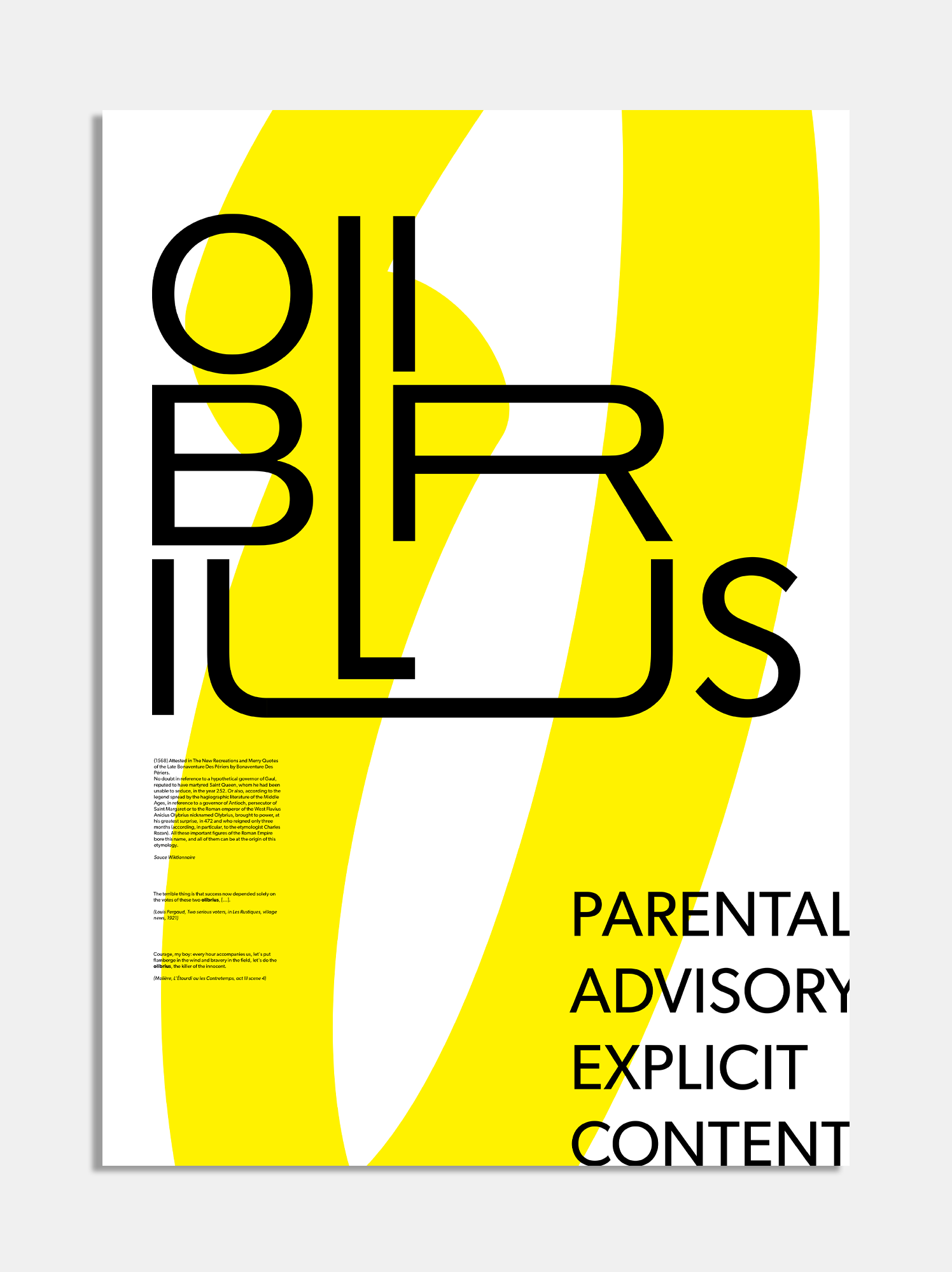 Explicit content : Olibrius